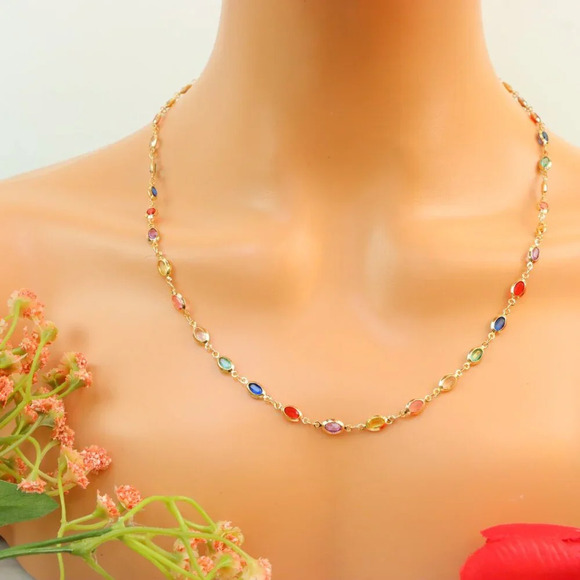 "New Beautiful Design Necklace Chain for Women/Girls, Gift, N594 - Picture 1 of 10